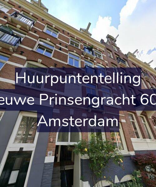 Foto gevel Huurpuntentelling voor Nieuwe Prinsengracht 60-1, Amsterdam