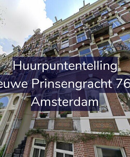 Foto gevel Huurpuntentelling voor Nieuwe Prinsengracht 76-O, Amsterdam