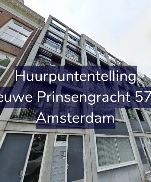 Foto gevel Huurpuntentelling voor Nieuwe Prinsengracht 57-G, Amsterdam