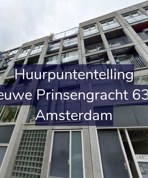 Foto gevel Huurpuntentelling voor Nieuwe Prinsengracht 63-C, Amsterdam