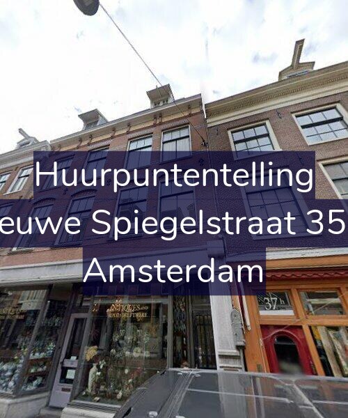 Foto gevel Huurpuntentelling voor Nieuwe Spiegelstraat 35-B, Amsterdam