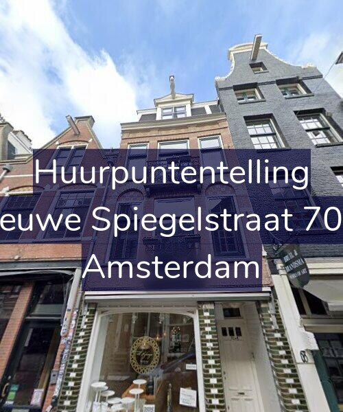 Foto gevel Huurpuntentelling voor Nieuwe Spiegelstraat 70-1, Amsterdam