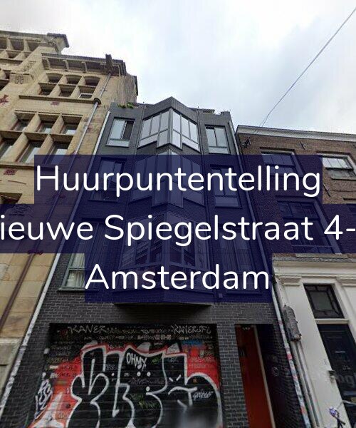 Foto gevel Huurpuntentelling voor Nieuwe Spiegelstraat 4-B, Amsterdam