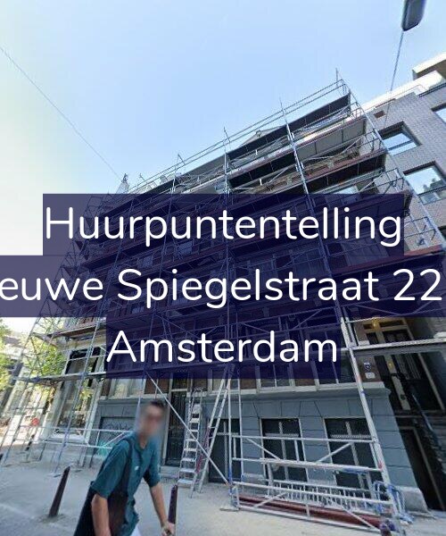 Foto gevel Huurpuntentelling voor Nieuwe Spiegelstraat 22-B, Amsterdam