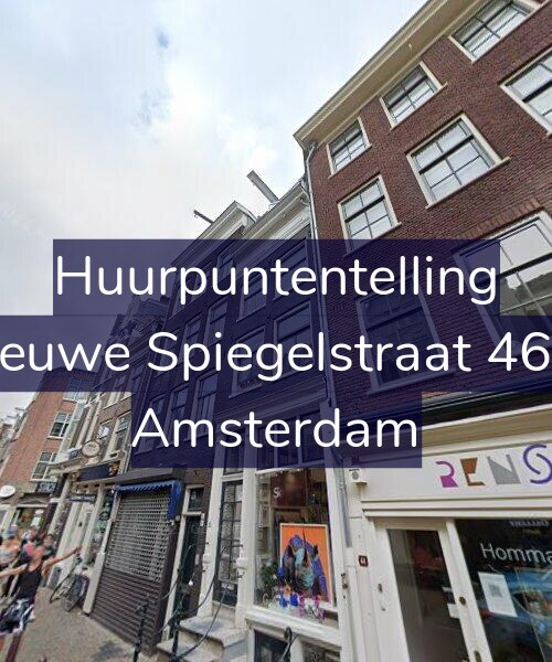 Foto gevel Huurpuntentelling voor Nieuwe Spiegelstraat 46-1, Amsterdam
