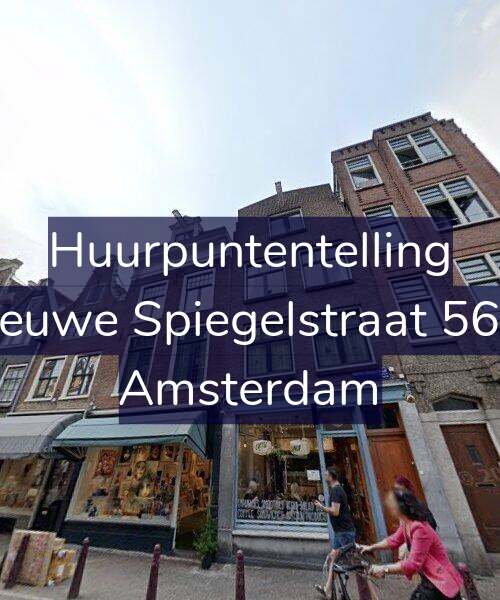 Foto gevel Huurpuntentelling voor Nieuwe Spiegelstraat 56-2, Amsterdam