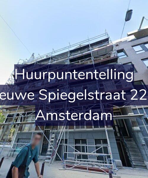 Foto gevel Huurpuntentelling voor Nieuwe Spiegelstraat 22-C, Amsterdam
