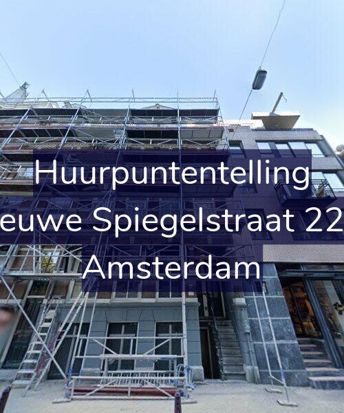 Foto gevel Huurpuntentelling voor Nieuwe Spiegelstraat 22-E, Amsterdam