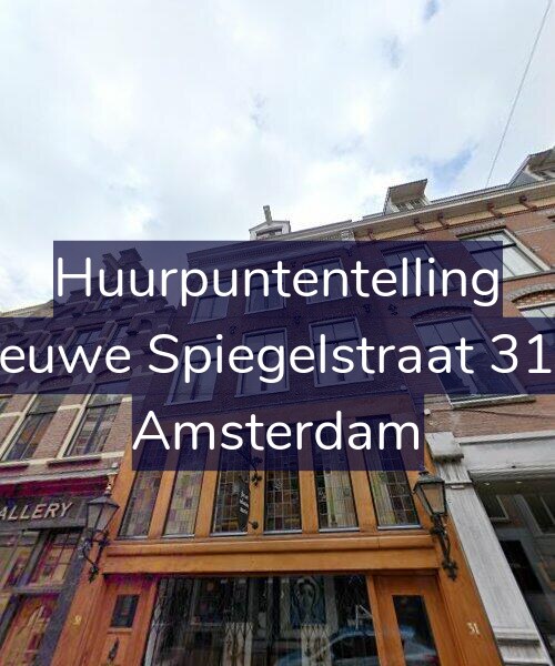 Foto gevel Huurpuntentelling voor Nieuwe Spiegelstraat 31-2, Amsterdam