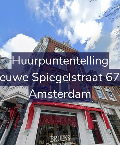 Foto gevel Huurpuntentelling voor Nieuwe Spiegelstraat 67-3, Amsterdam