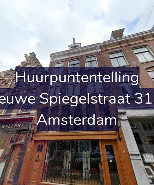 Foto gevel Huurpuntentelling voor Nieuwe Spiegelstraat 31-H, Amsterdam