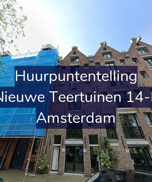 Foto gevel Huurpuntentelling voor Nieuwe Teertuinen 14-F, Amsterdam