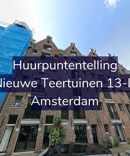 Foto gevel Huurpuntentelling voor Nieuwe Teertuinen 13-D, Amsterdam
