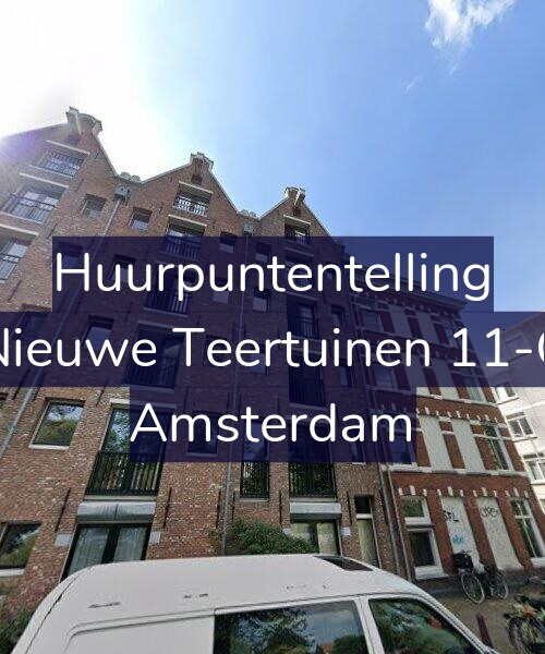 Foto gevel Huurpuntentelling voor Nieuwe Teertuinen 11-C, Amsterdam
