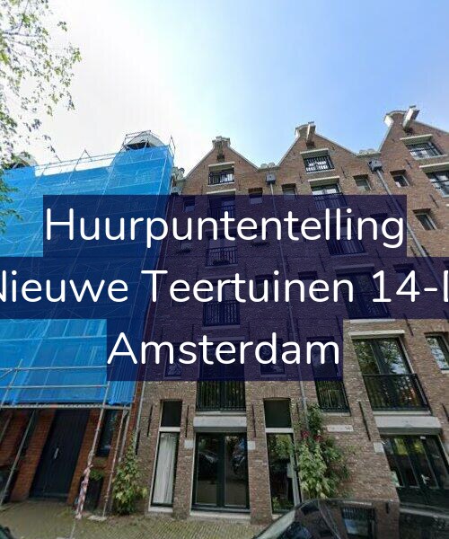 Foto gevel Huurpuntentelling voor Nieuwe Teertuinen 14-D, Amsterdam