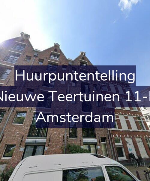 Foto gevel Huurpuntentelling voor Nieuwe Teertuinen 11-F, Amsterdam