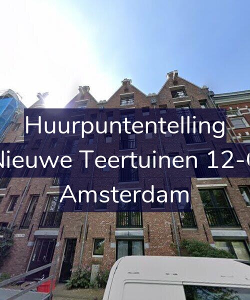 Foto gevel Huurpuntentelling voor Nieuwe Teertuinen 12-C, Amsterdam