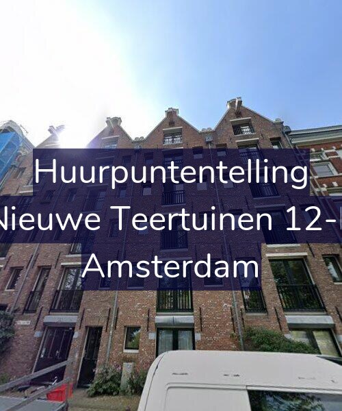 Foto gevel Huurpuntentelling voor Nieuwe Teertuinen 12-F, Amsterdam