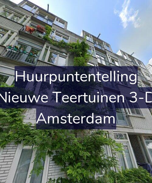 Foto gevel Huurpuntentelling voor Nieuwe Teertuinen 3-D, Amsterdam