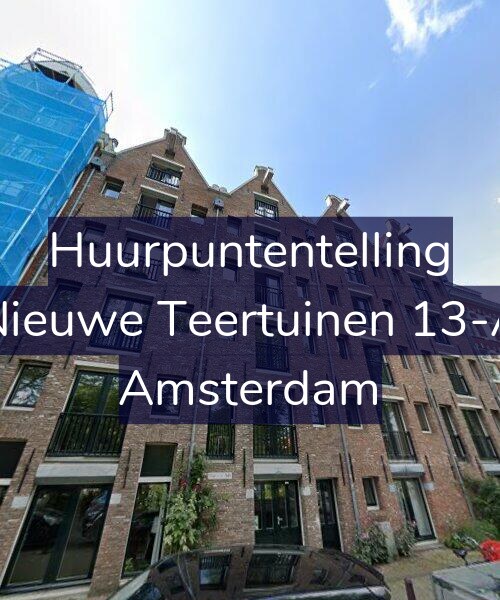 Foto gevel Huurpuntentelling voor Nieuwe Teertuinen 13-A, Amsterdam