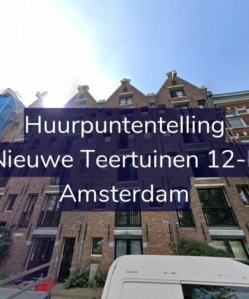 Foto gevel Huurpuntentelling voor Nieuwe Teertuinen 12-E, Amsterdam