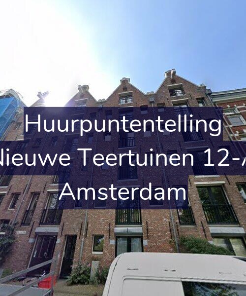 Foto gevel Huurpuntentelling voor Nieuwe Teertuinen 12-A, Amsterdam