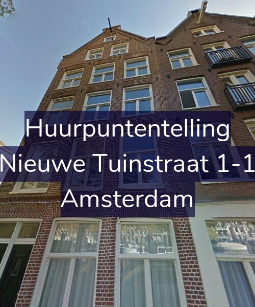 Foto gevel Huurpuntentelling voor Nieuwe Tuinstraat 1-1, Amsterdam