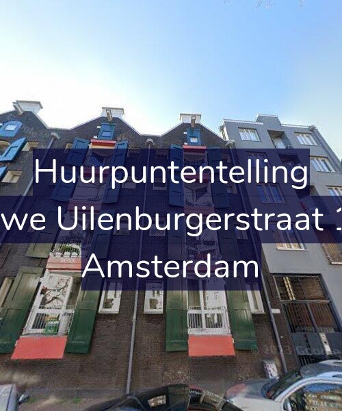 Foto gevel Huurpuntentelling voor Nieuwe Uilenburgerstraat 19-A, Amsterdam