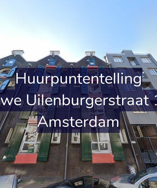 Foto gevel Huurpuntentelling voor Nieuwe Uilenburgerstraat 17-B, Amsterdam