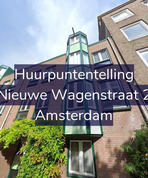 Foto gevel Huurpuntentelling voor Nieuwe Wagenstraat 2, Amsterdam