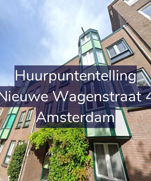 Foto gevel Huurpuntentelling voor Nieuwe Wagenstraat 4, Amsterdam