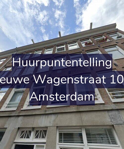 Foto gevel Huurpuntentelling voor Nieuwe Wagenstraat 10-3, Amsterdam