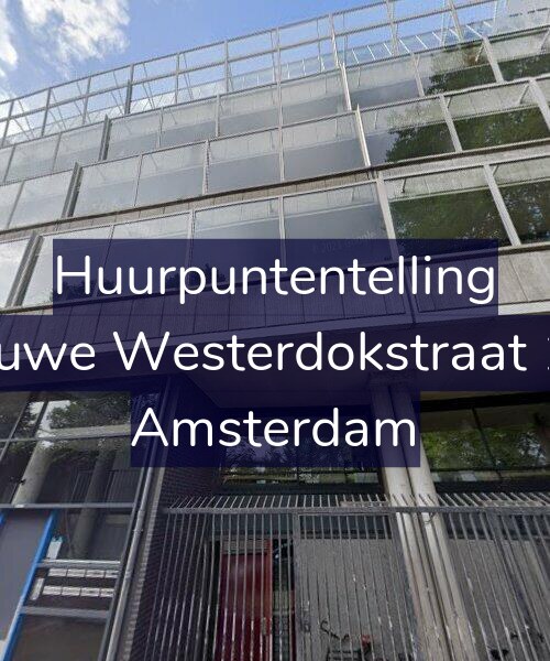 Foto gevel Huurpuntentelling voor Nieuwe Westerdokstraat 162, Amsterdam