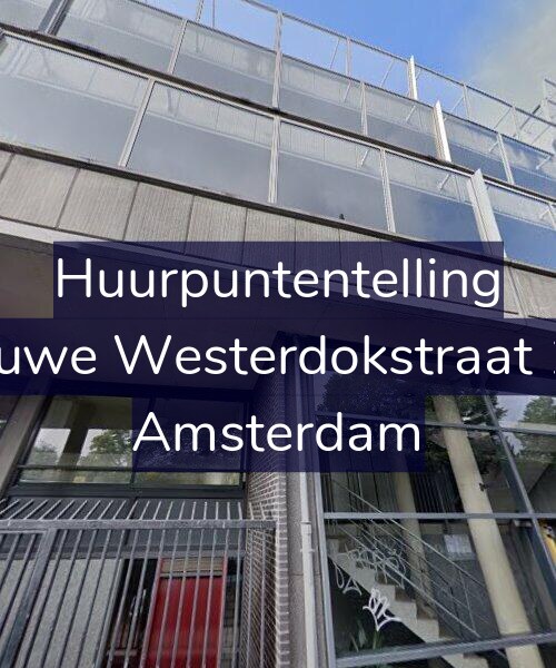 Foto gevel Huurpuntentelling voor Nieuwe Westerdokstraat 102, Amsterdam