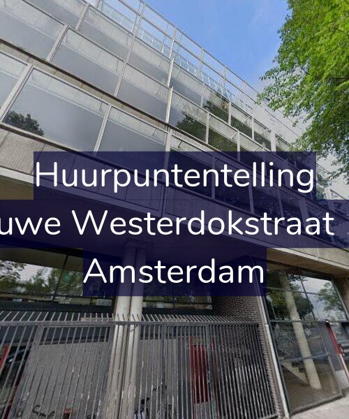 Foto gevel Huurpuntentelling voor Nieuwe Westerdokstraat 110, Amsterdam