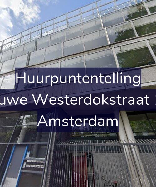 Foto gevel Huurpuntentelling voor Nieuwe Westerdokstraat 166, Amsterdam