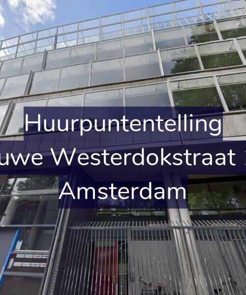 Foto gevel Huurpuntentelling voor Nieuwe Westerdokstraat 158, Amsterdam