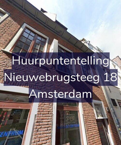 Foto gevel Huurpuntentelling voor Nieuwebrugsteeg 18, Amsterdam
