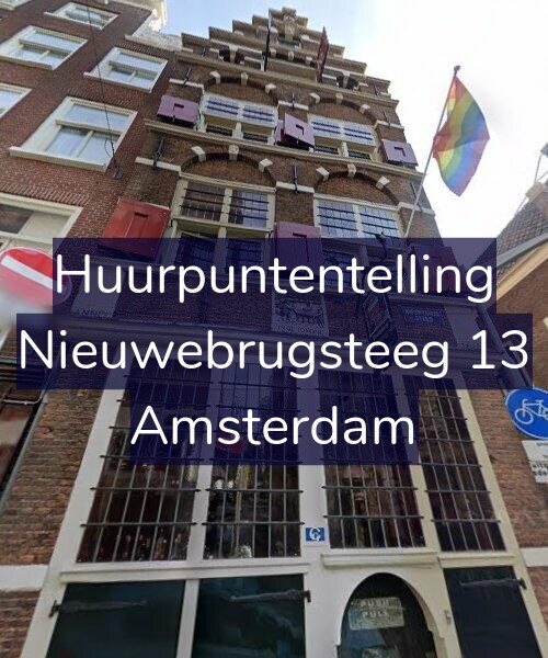 Foto gevel Huurpuntentelling voor Nieuwebrugsteeg 13, Amsterdam