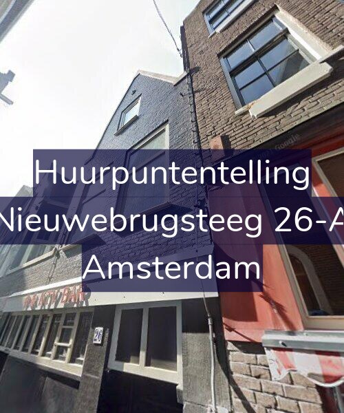 Foto gevel Huurpuntentelling voor Nieuwebrugsteeg 26-A, Amsterdam