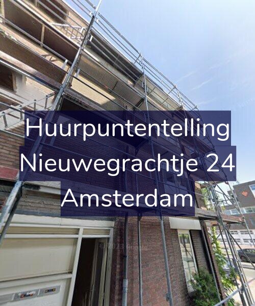 Foto gevel Huurpuntentelling voor Nieuwegrachtje 24, Amsterdam