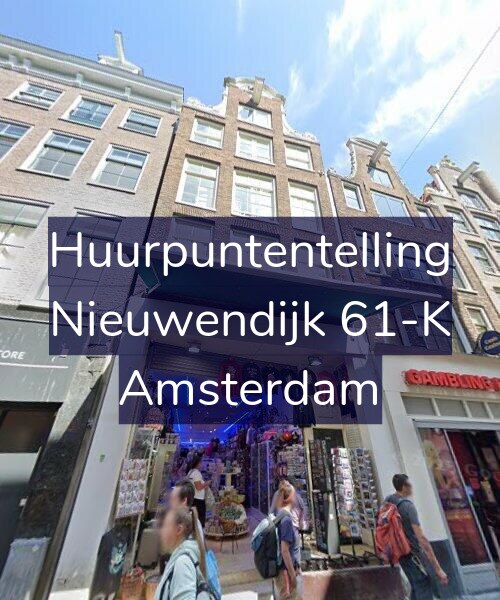 Foto gevel Huurpuntentelling voor Nieuwendijk 61-K, Amsterdam