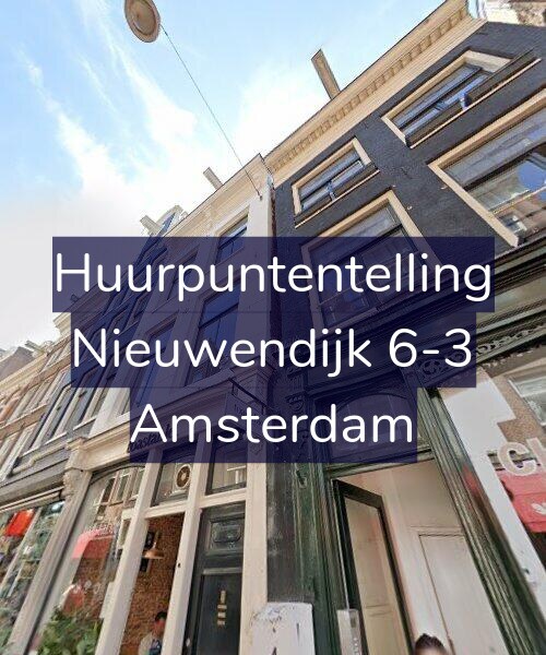 Foto gevel Huurpuntentelling voor Nieuwendijk 6-3, Amsterdam
