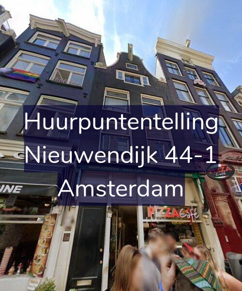 Foto gevel Huurpuntentelling voor Nieuwendijk 44-1, Amsterdam