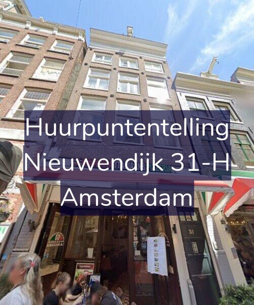 Foto gevel Huurpuntentelling voor Nieuwendijk 31-H, Amsterdam