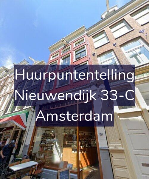 Foto gevel Huurpuntentelling voor Nieuwendijk 33-C, Amsterdam