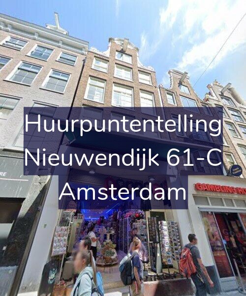 Foto gevel Huurpuntentelling voor Nieuwendijk 61-C, Amsterdam
