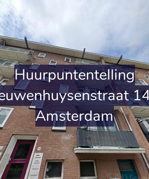Foto gevel Huurpuntentelling voor Nieuwenhuysenstraat 14-2, Amsterdam