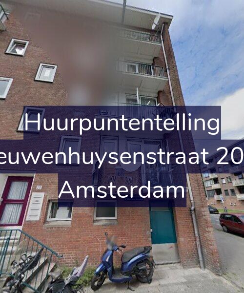 Foto gevel Huurpuntentelling voor Nieuwenhuysenstraat 20-H, Amsterdam