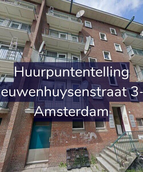 Foto gevel Huurpuntentelling voor Nieuwenhuysenstraat 3-H, Amsterdam